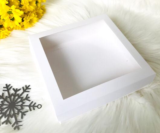 20x20x5 Pencereli Karton Kutu — galeri görseli