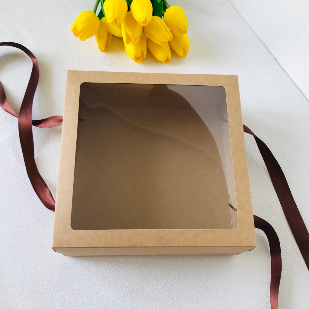 21x21x8 Pencereli Taşıma Kutusu-Pinyata Kutusu — ürün görseli
