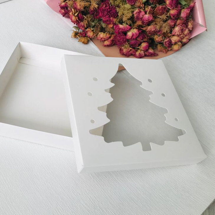 18x18x4 Çam Ağacı Tasarım Kutu — ürün görseli