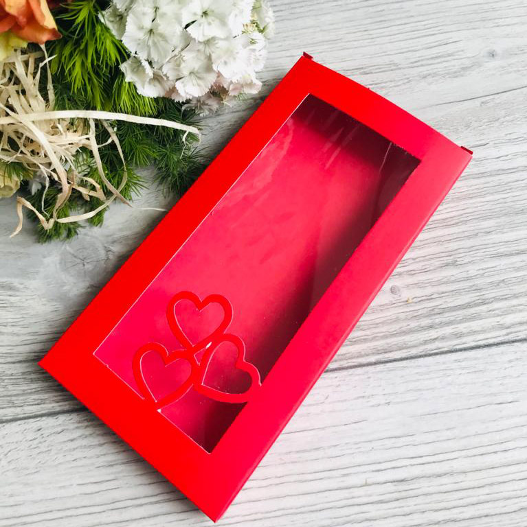 Tablet Çikolata Kutusu Kalp — galeri görseli