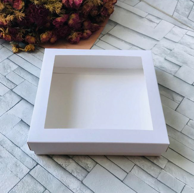 18x18x4 Pencereli Karton Kutu — galeri görseli
