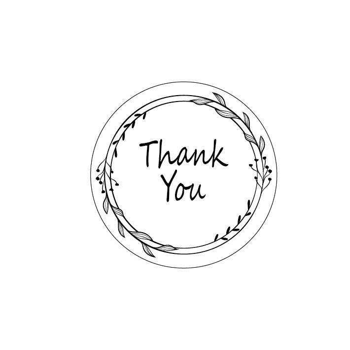 Sticker Yapışkanlı,Thank You — ürün görseli