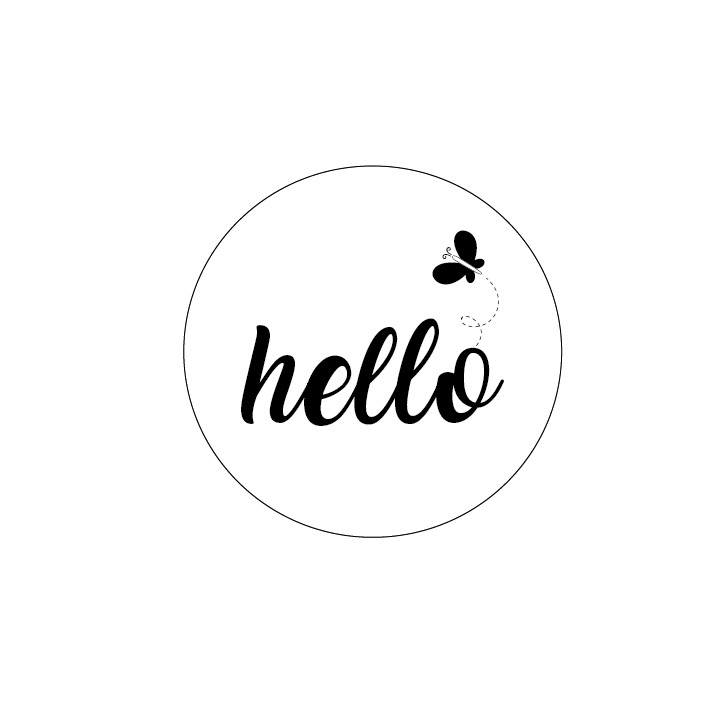 Sticker Yapışkanlı,Hello — ürün görseli