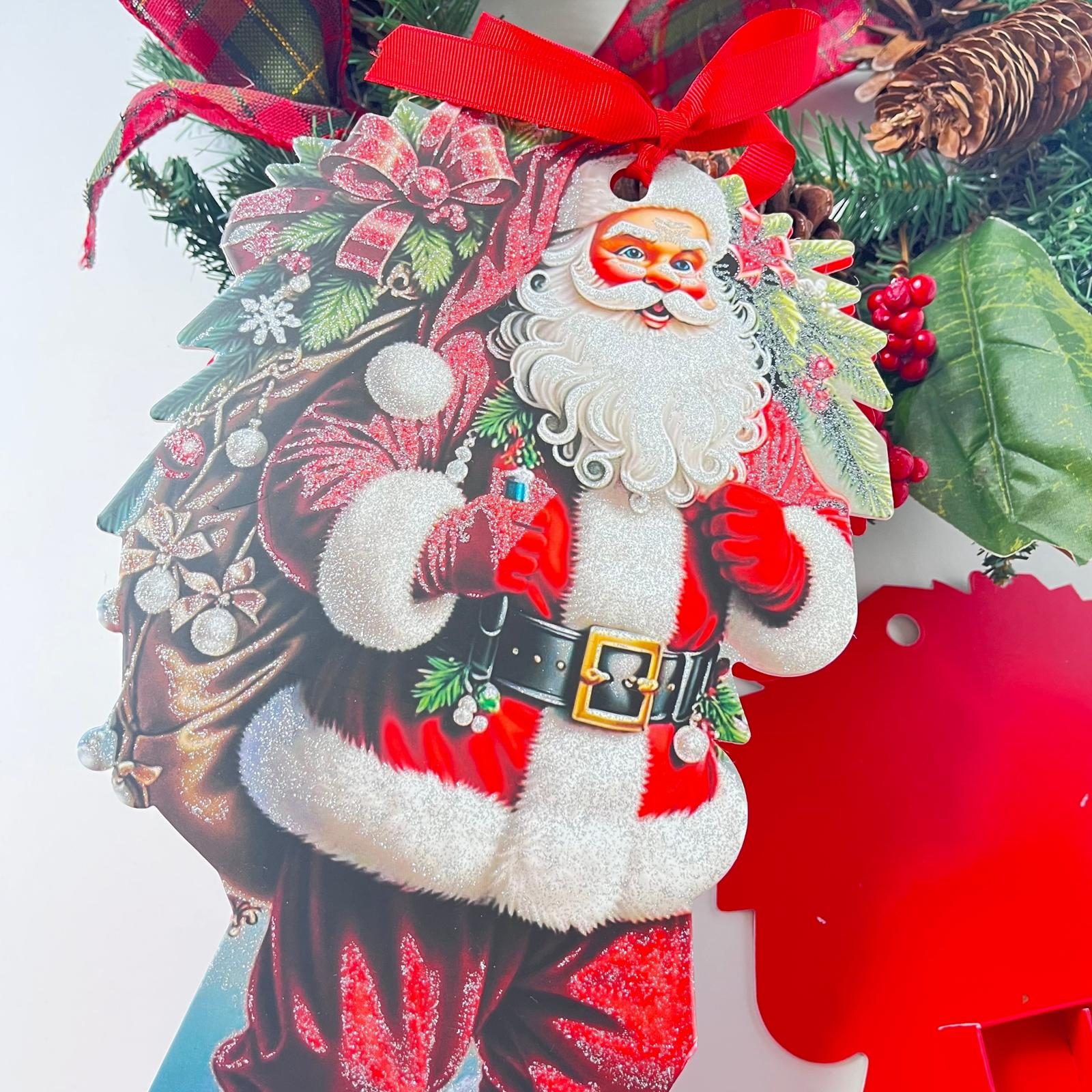 Tasarım Kutu-Noel Baba Simli (Sert Sıvama Kutu) — galeri görseli